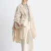 Drawstring Parka Coat