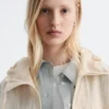 Drawstring Parka Coat