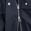Drawstring Parka Coat