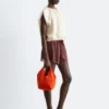 Drawstring Silk Top