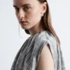 Drawstring Silk Top
