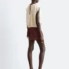 Drawstring Silk Top