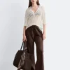 Drawstring Twill Trousers