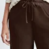 Drawstring Twill Trousers