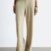 Drawstring Twill Trousers