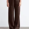 Drawstring Twill Trousers