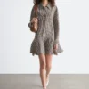Drop-Waist Shirt Dress