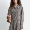 Drop-Waist Shirt Dress