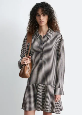 Drop-Waist Shirt Dress