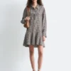 Drop-Waist Shirt Dress