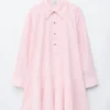 Drop-Waist Shirt Dress