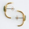 Ear-Cuff-Detail Stud Earrings