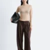 Fine-Knit Sheer Top