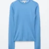 Fine-Knit Sheer Top