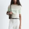 Fine-Knit T-Shirt