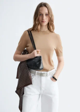 Fine-Knit T-Shirt