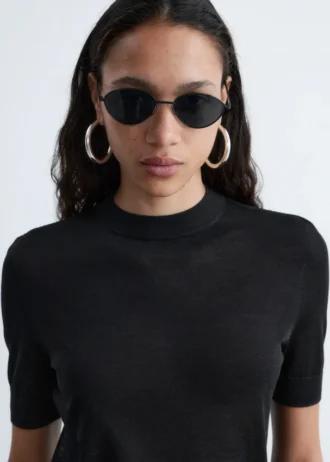 Fine-Knit T-Shirt