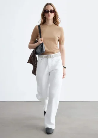 Fine-Knit T-Shirt