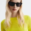 Angular Cat Eye Sunglasses