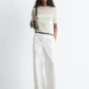 Fine-Knit T-Shirt