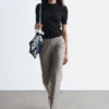 Fine-Knit T-Shirt