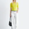 Fine-Knit T-Shirt