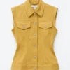 Fitted Denim Vest