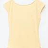 Fitted Open-Back T-Shirt