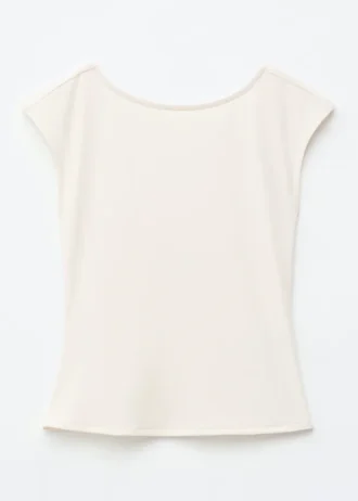 Fitted Open-Back T-Shirt