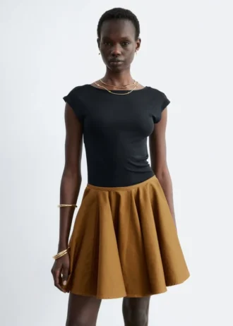 Fitted Open-Back T-Shirt