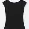 Fitted Open-Back T-Shirt