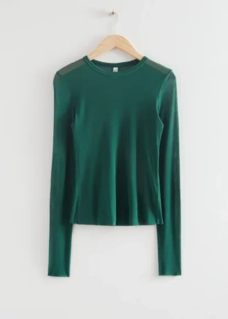 Fitted Silk Top