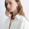 Fitted-Waist Cotton Shirt