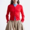 Flared Knee-Length Skirt