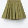Flared Knee-Length Skirt