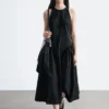 Flared Midi Dress