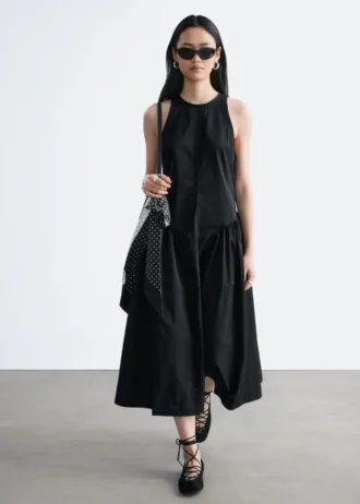 Flared Midi Dress
