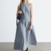 Flared Midi Dress