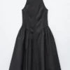 Flared Midi Dress
