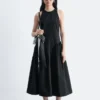 Flared Midi Dress