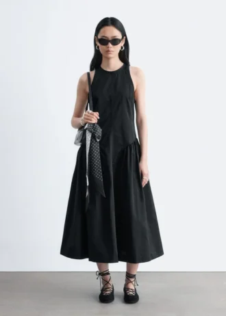 Flared Midi Dress