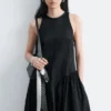 Flared Midi Dress