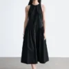 Flared Midi Dress