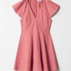 Flared Mini Dress