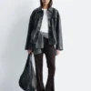 Flared Press-Crease Trousers