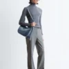 Flared Press-Crease Trousers