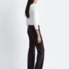 Flared Press-Crease Trousers
