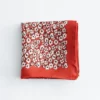 Floral Print Silk Scarf