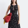 Floral Silk Maxi Dress