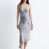 Floral Strap Midi Dress